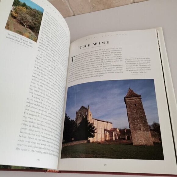 Walking in Wine Country France Book by Nigel Buxton Burgundy Red Hardcover Book - Picture 7 of 9